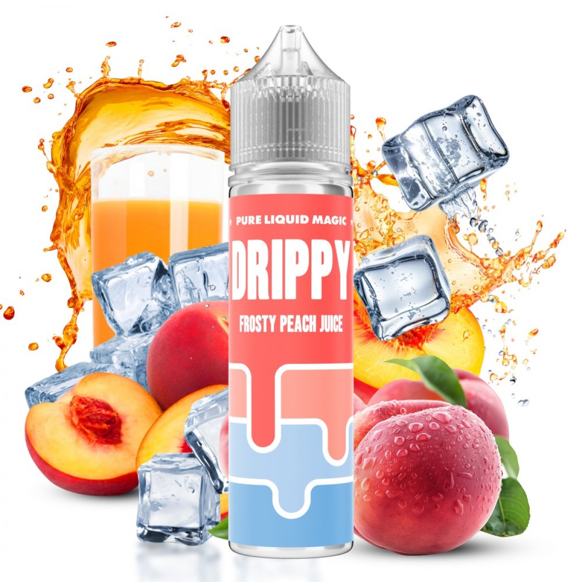 DRIPPY FROSTY PEACH JUICE FLAVORSHOT 20ml/60ml